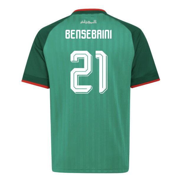 2026-2027 Algeria Away Shirt (Kids) (Bensebaini 21)-SoccerKits Hub | Buy Soccer Jerseys Online